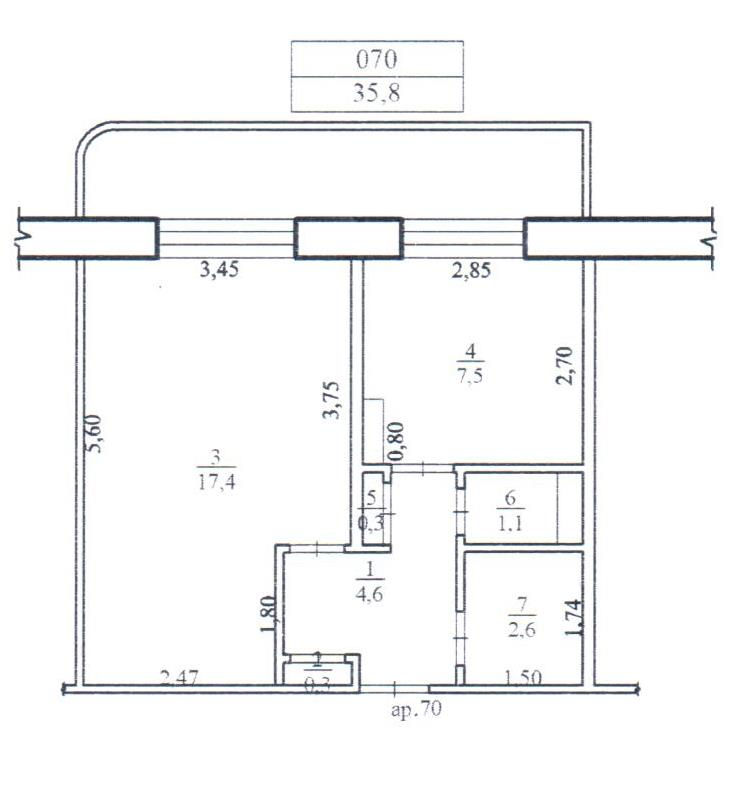 Apartament cu 1 cameră,  Centru,  Orhei foto 8