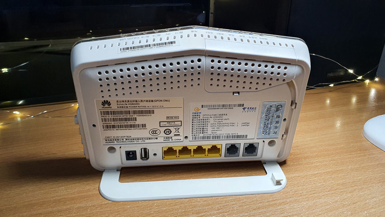modem router wifi huawei echolife hg520b manualidades