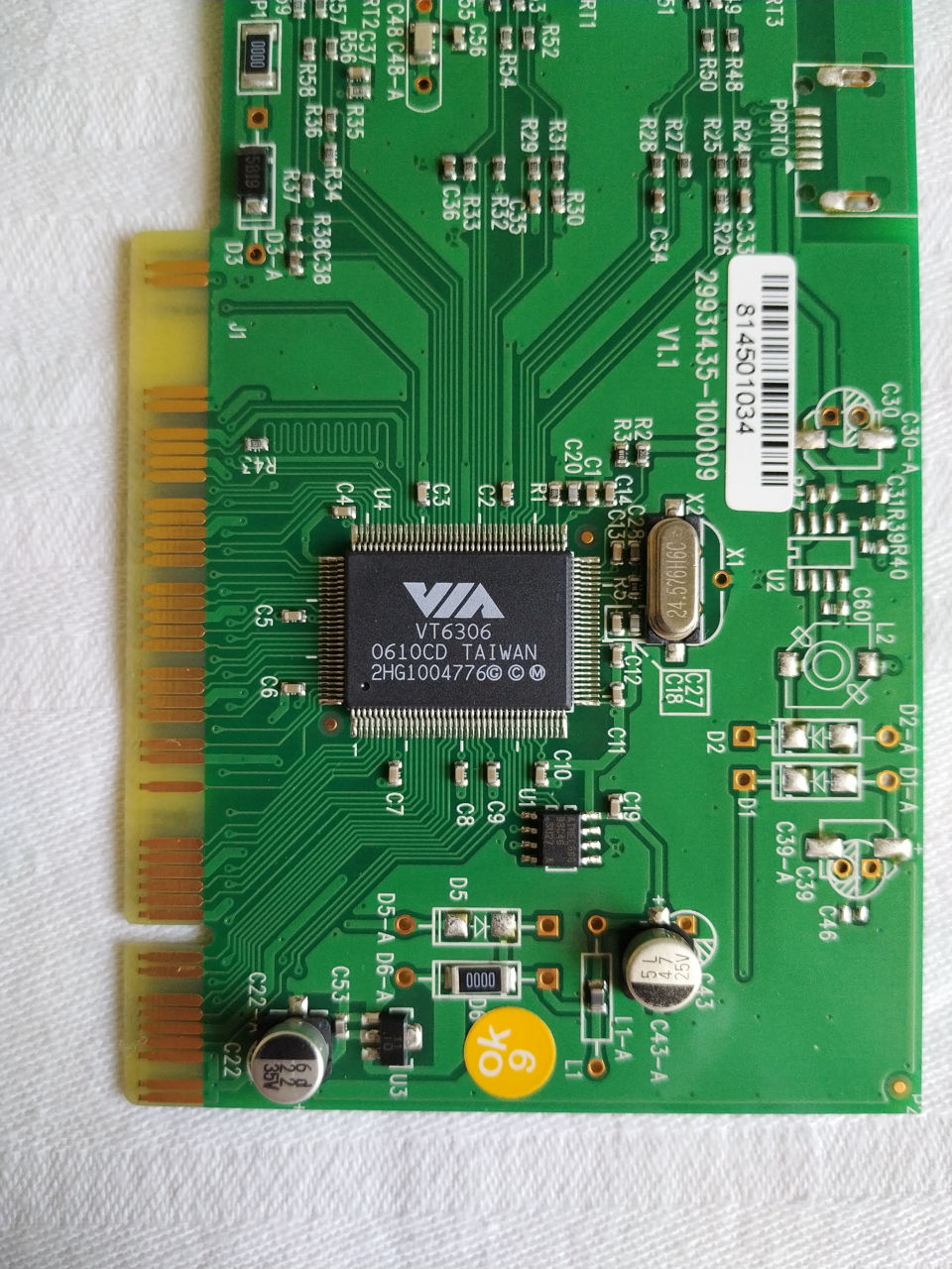 VIA VT6306 3x Firewire 1394 PCI Controller foto 2