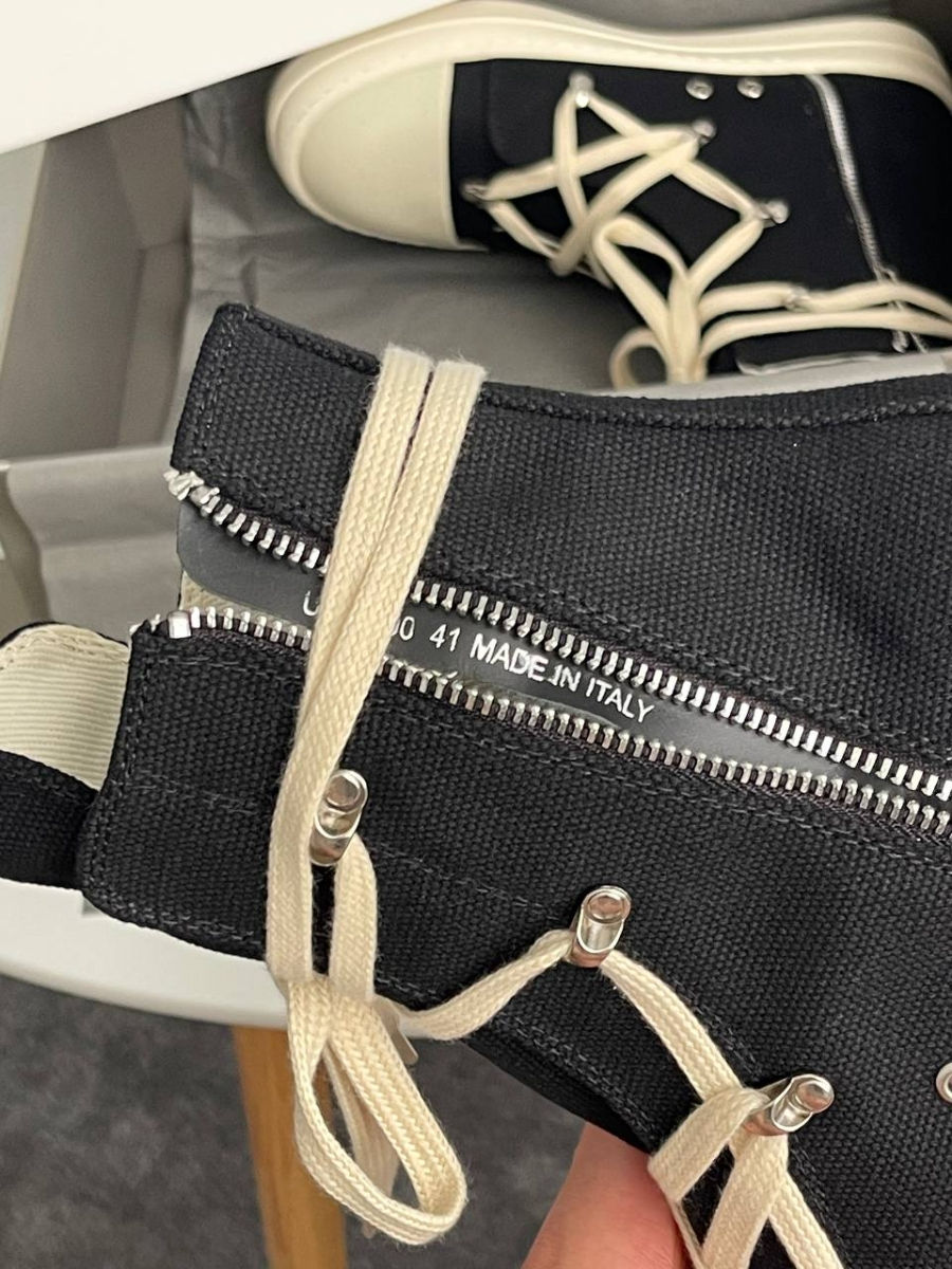 Rick Owens Hexagram Black Milk Lace foto 5