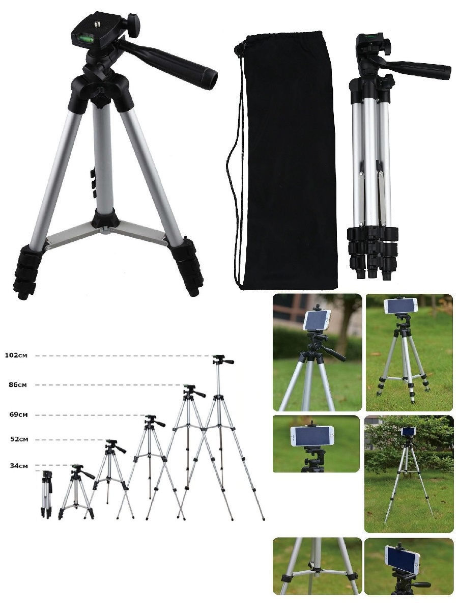 Штатив для камеры и телефона tripod 3110 обзор