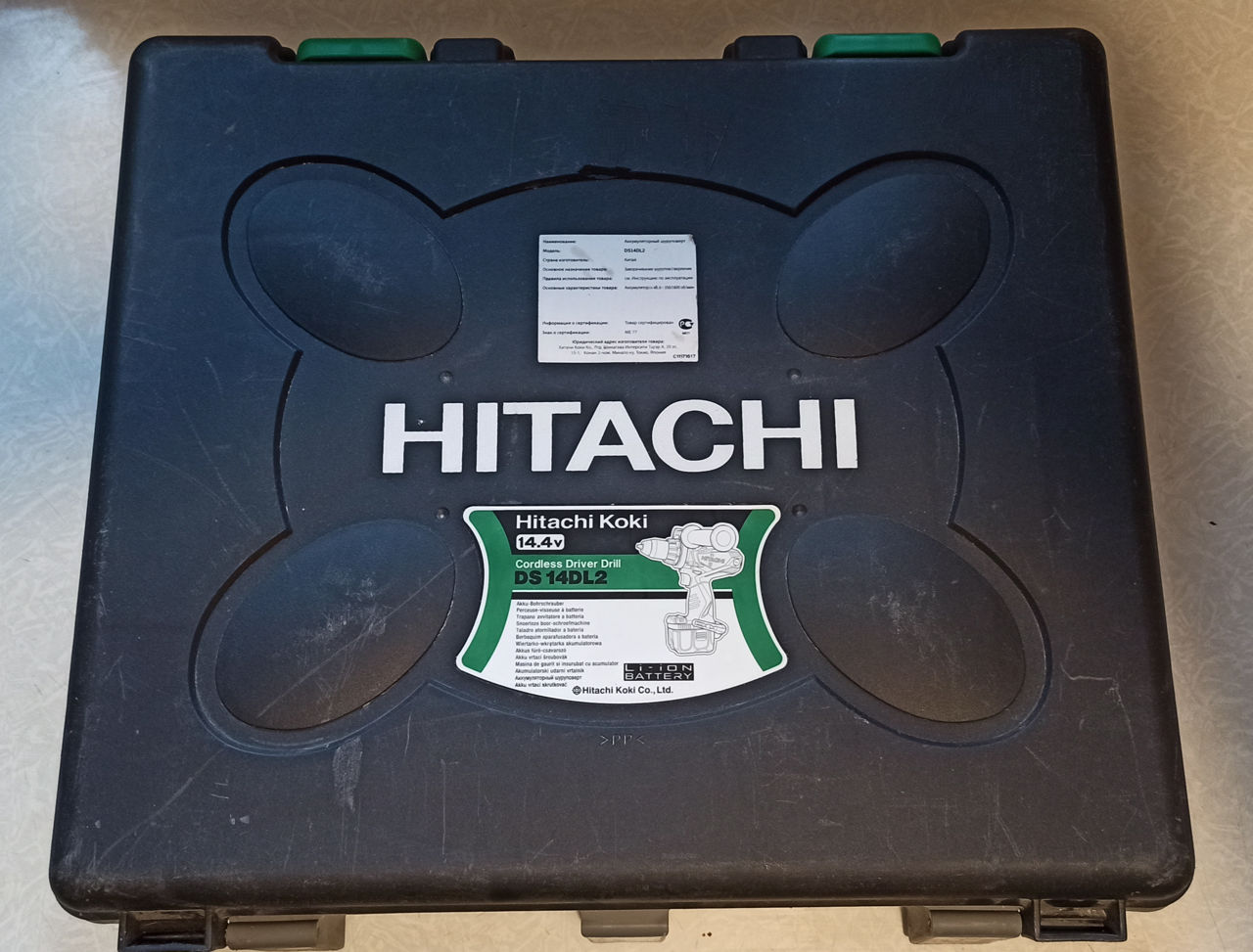 Японский шуруповерт Hitachi 14,4 v (мощная модель) в кейсе
