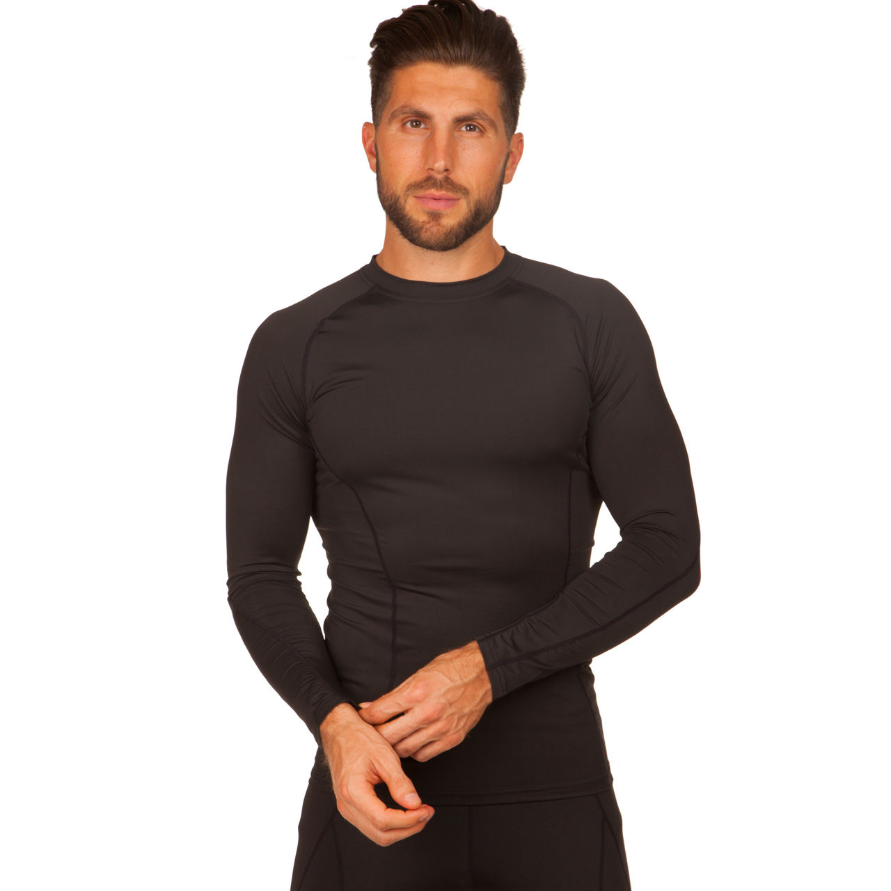Футболка компрессионная мужская с длинным рукавом (Rashguard.Рашгард) фото 0