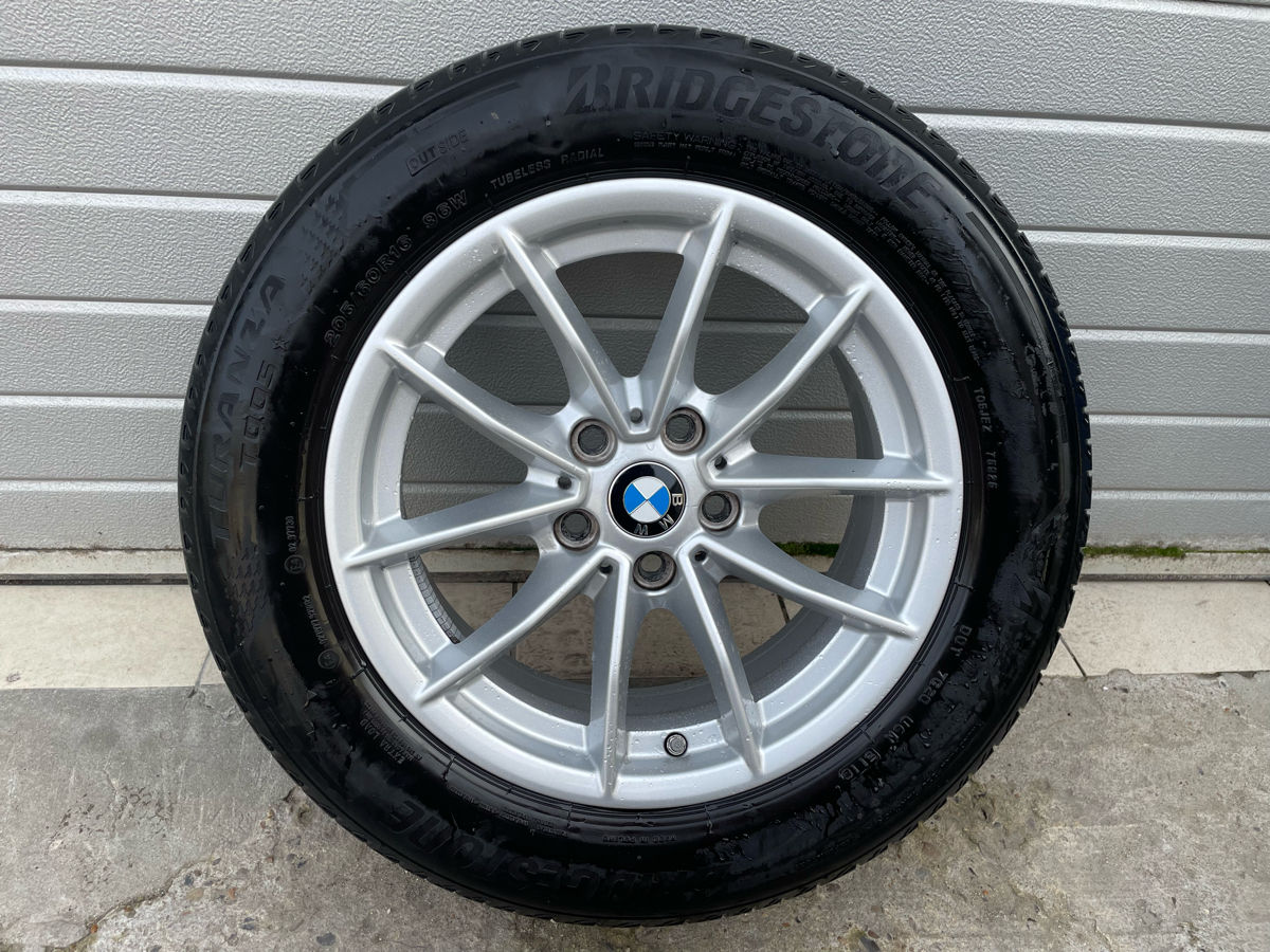 4 Jante+4 anvelope 205/60 R16Jante originale BMW G20/g30Anvelope Bridgestone foto 0