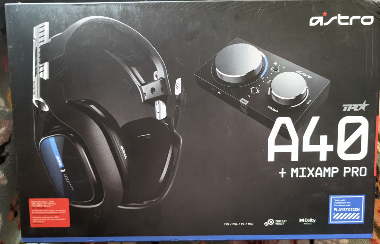 Astro A40 Tr Headset + Mixamp Pro Tr  Gaming Headset or Xbox, PlayStation 4.5, and PC/MAC фото 0