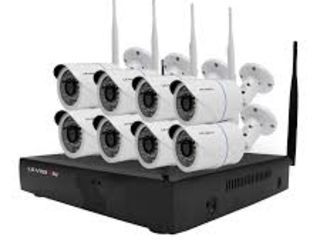 Камеры видеонаблюдения wifi HD 8 штук foto 0