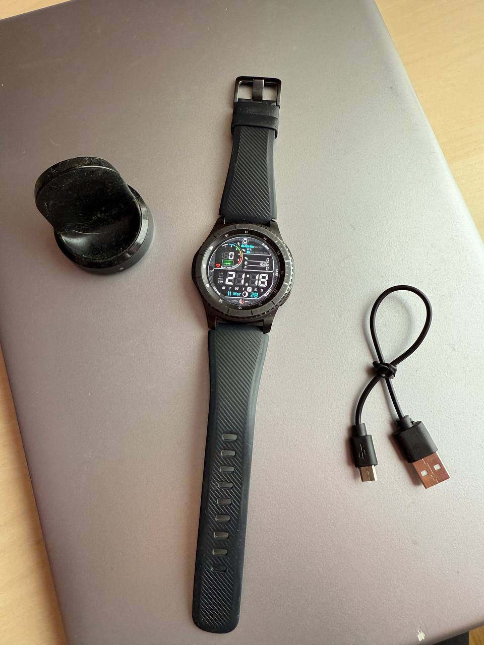 Ceas Smartwatch Samsung Gear S3 Frontier 46mm foto 2
