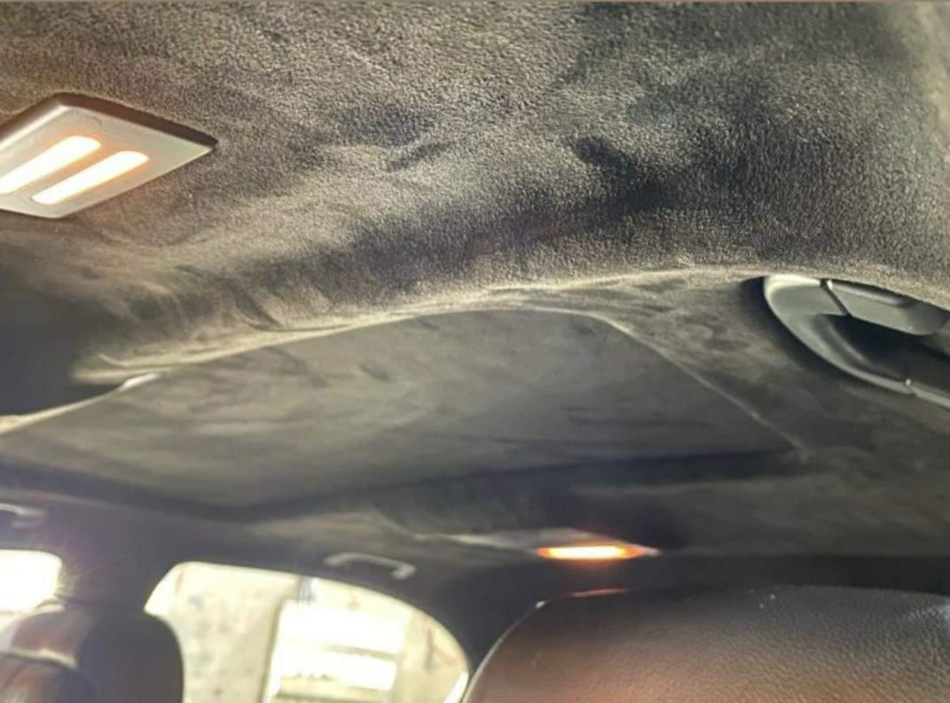 Перетяжка потолка автомобиля