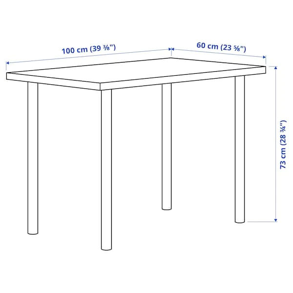 Masă de birou IKEA 100x60 foto 2