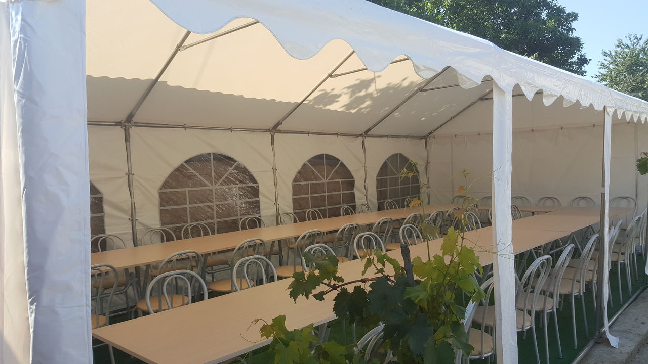 Inchiriere la cort 4x8 (32m2) pentru ceremonii foto 1