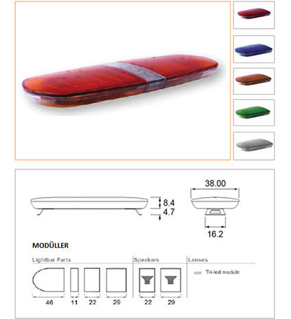 Baliză de semnalizare LLB 0801 fără difuzor / Сигнальный маячок LLB 0801 без динамика foto 0