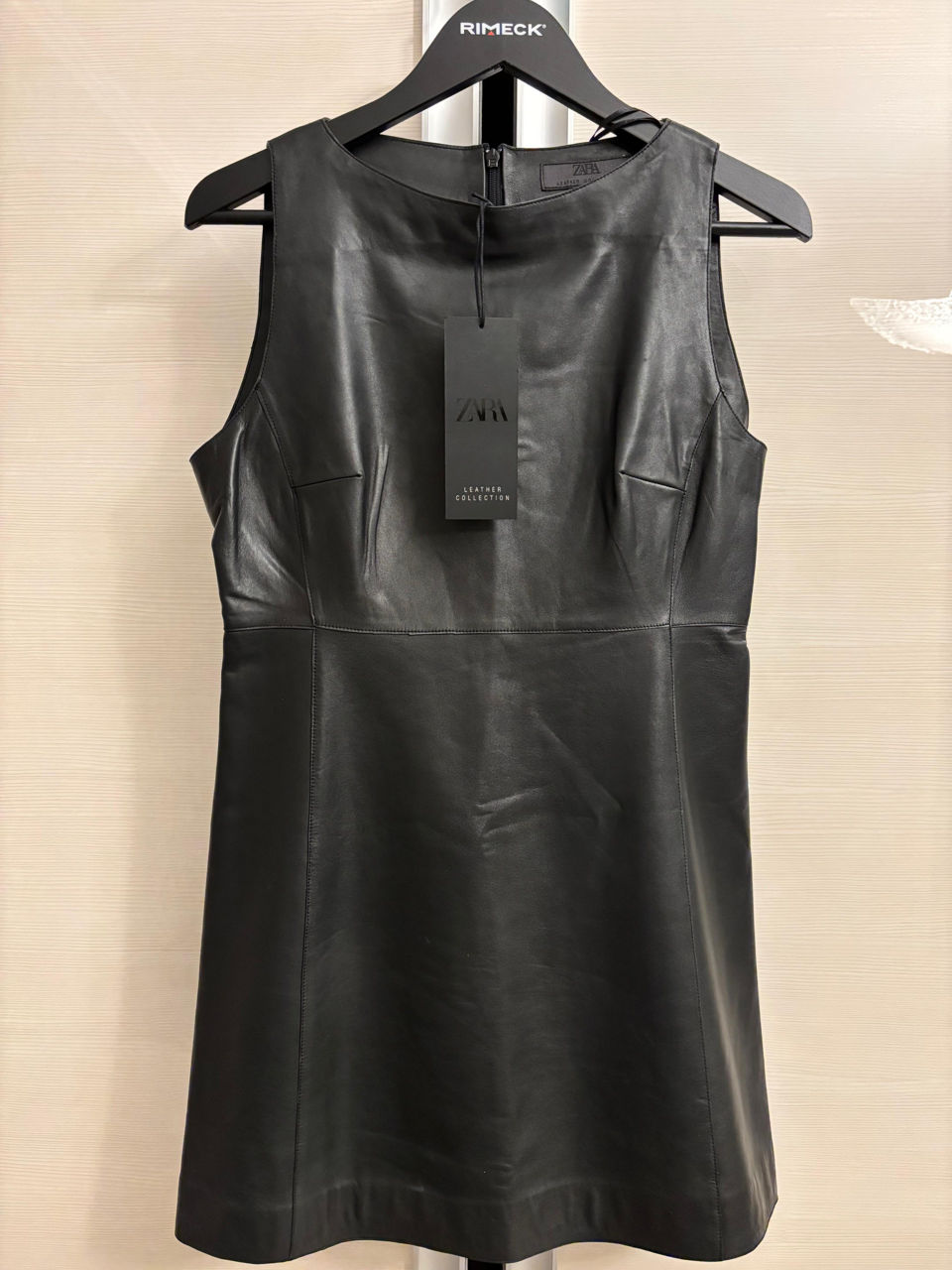 ZARA Rochie Piele Naturala Платье из кожи фото 0