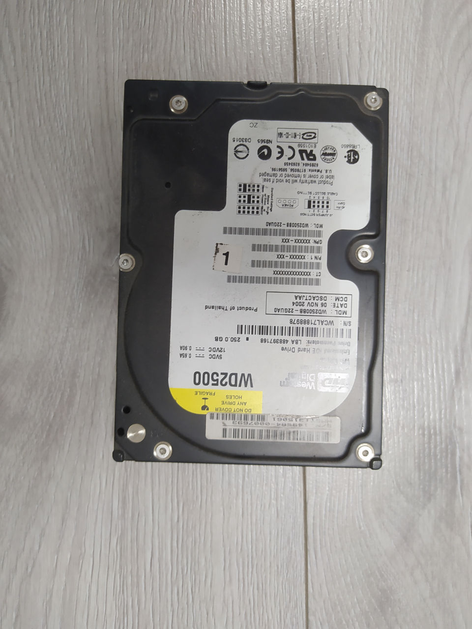 Продам жёсткий диск на 250 Гб WD!