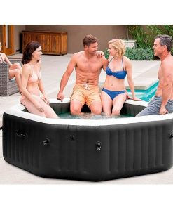 Jacuzzi SPA gonflabil Jet & Bubble Deluxe 201x71cm, 795L, 4 persoane foto 7