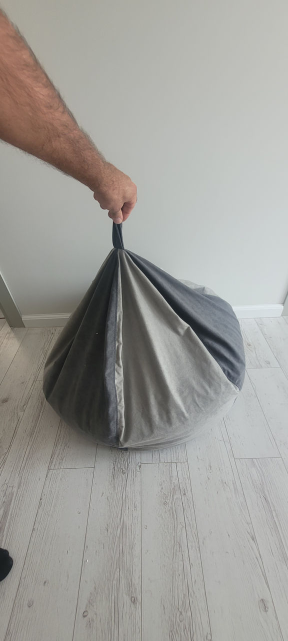 Vind fotoliu moale Bin Bag Pufic foto 2