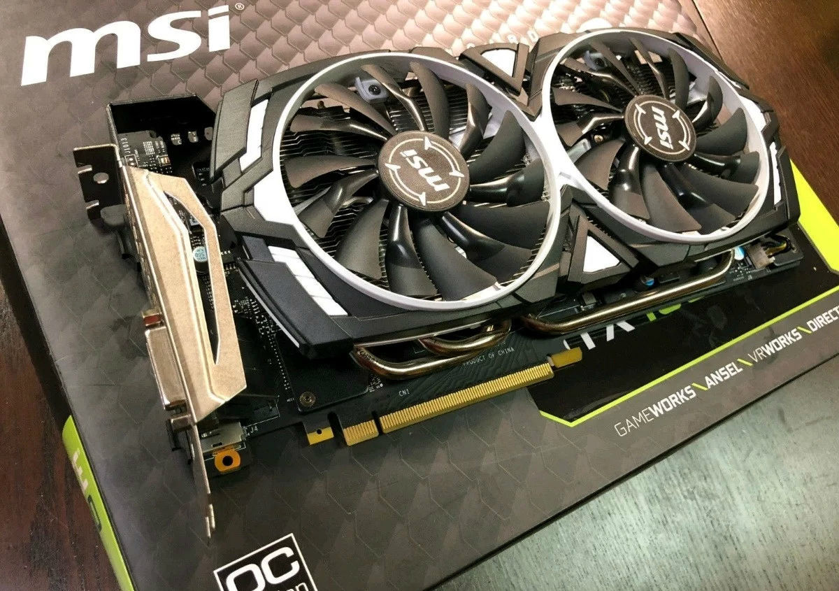 Очень мощная MSI 1080Ti 11GB 352bit!!! Для любых игр на ультрах!!! Для  рендеринга!!! Лучшая цена!!!