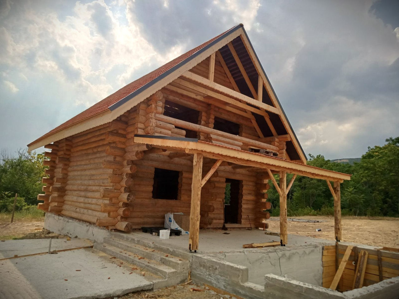 Casa din busteni la comanda  Дом из сруба под заказ ! foto 6