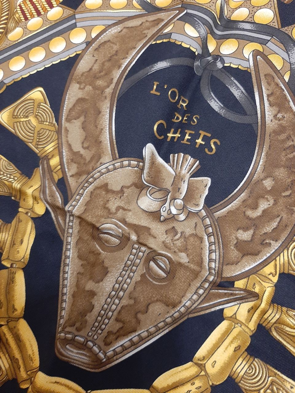 Vind fular original "Hermes L'or des chefs" foto 4