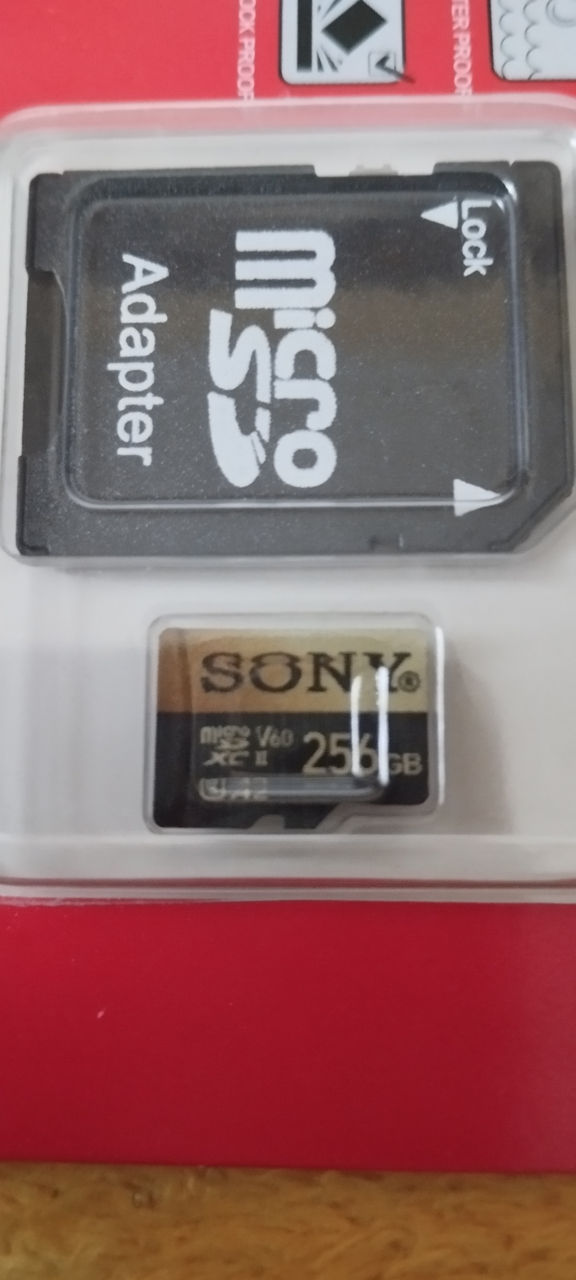 Карты MicroSD Samsung Evo Plus, Sony, 256Gb. Kodak Ultra Perfomance фото 5