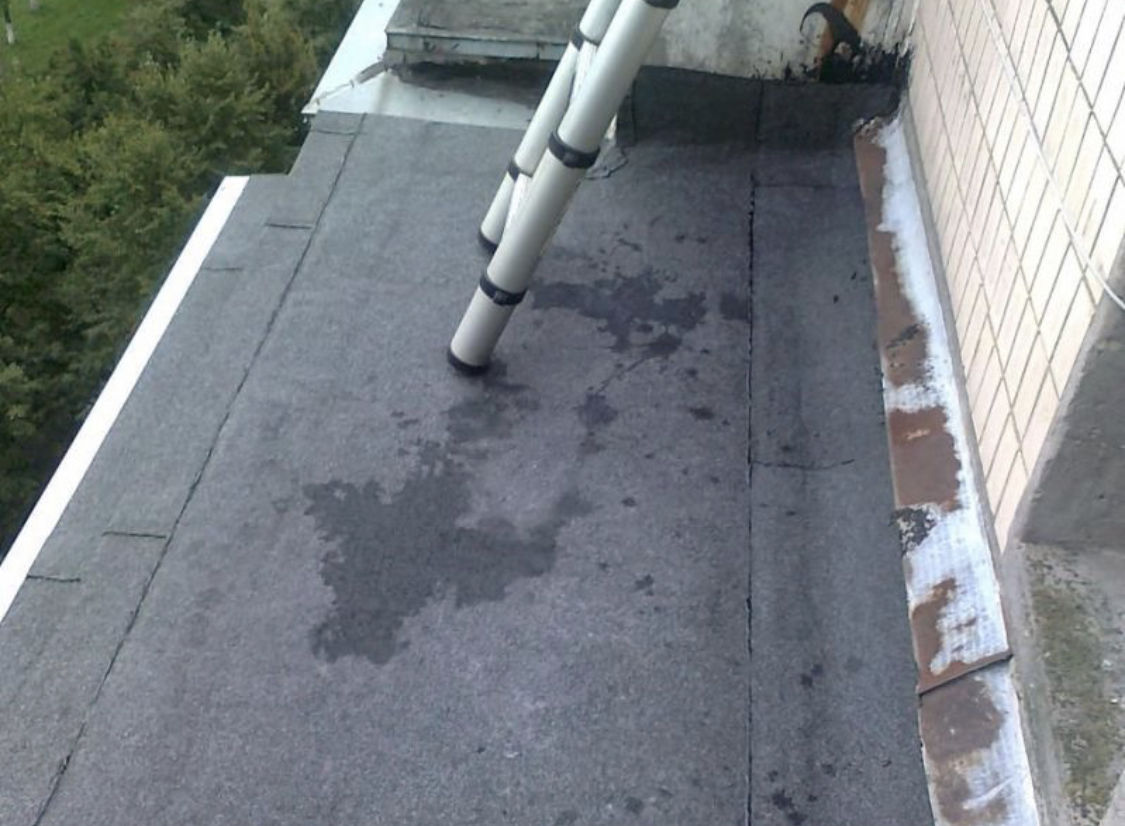 Reparația acoperișului plat cu membrane bituminoase foto 9