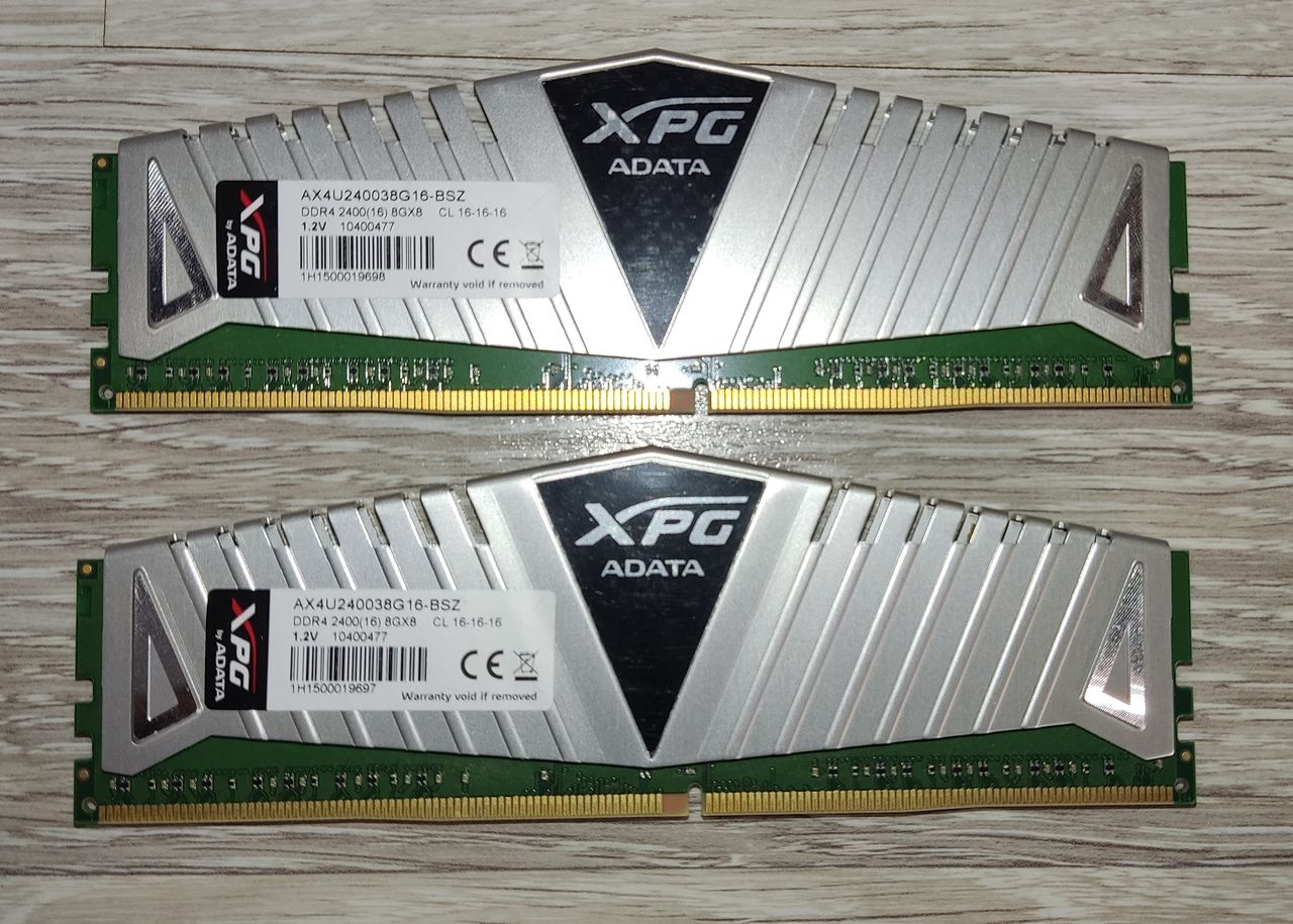 Adata ddr4 2400 mhz 16gb 8gbx2 