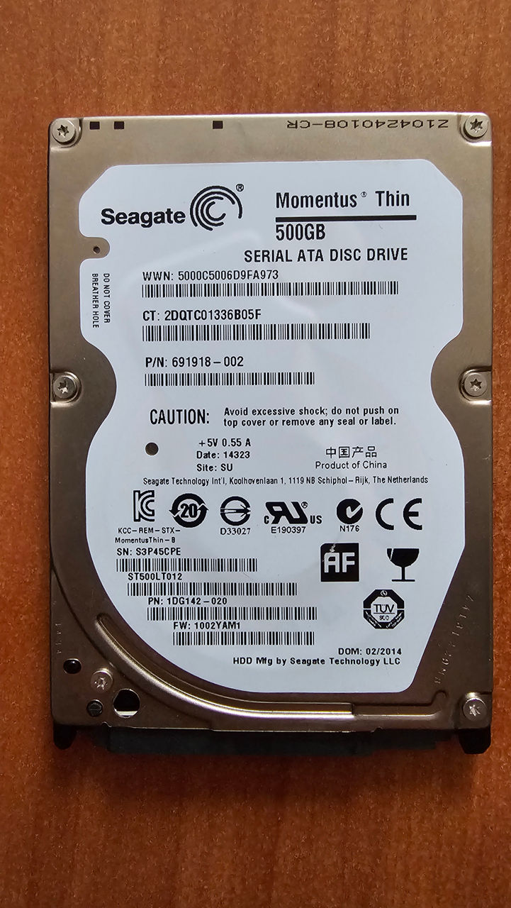 HDD 500gb ca nou!!! pentru laptop pentru PC foto 0