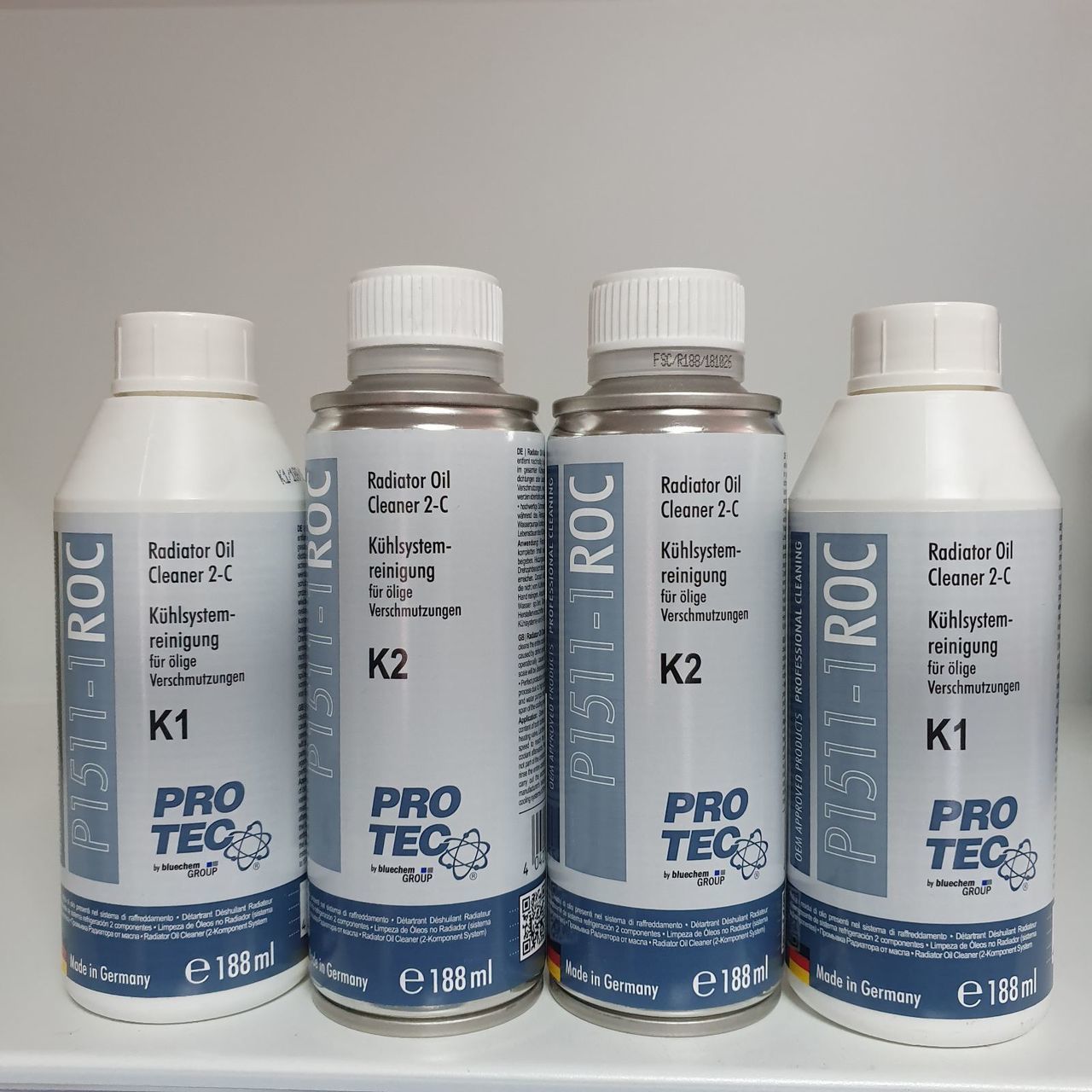 Radiator Oil Cleaner 2-components Очиститель системы охлаждения от масла