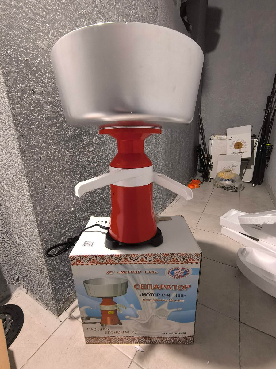 Separator.Сепаратор для молока Мотор Сич 100 -2 годa гарантия foto 8