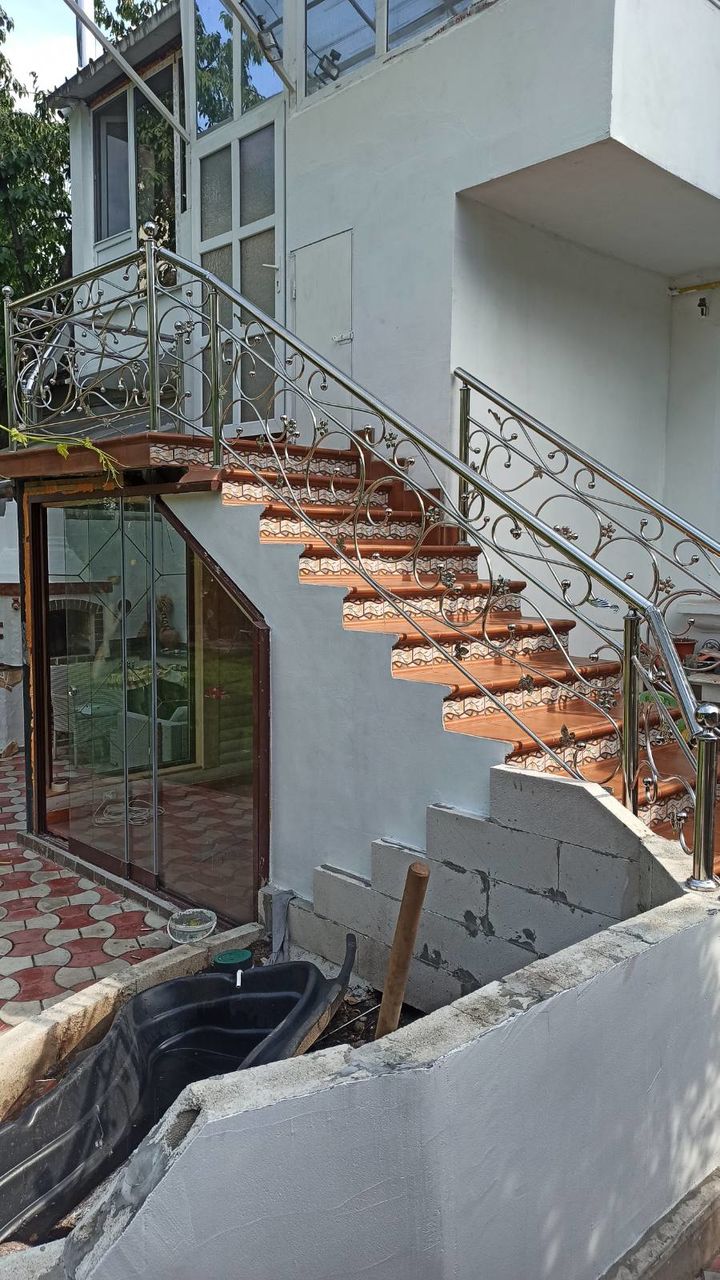 Balustrade din inox , sticla calita , pleksi .перила из плексиглас ( cтеклa ) фото 19