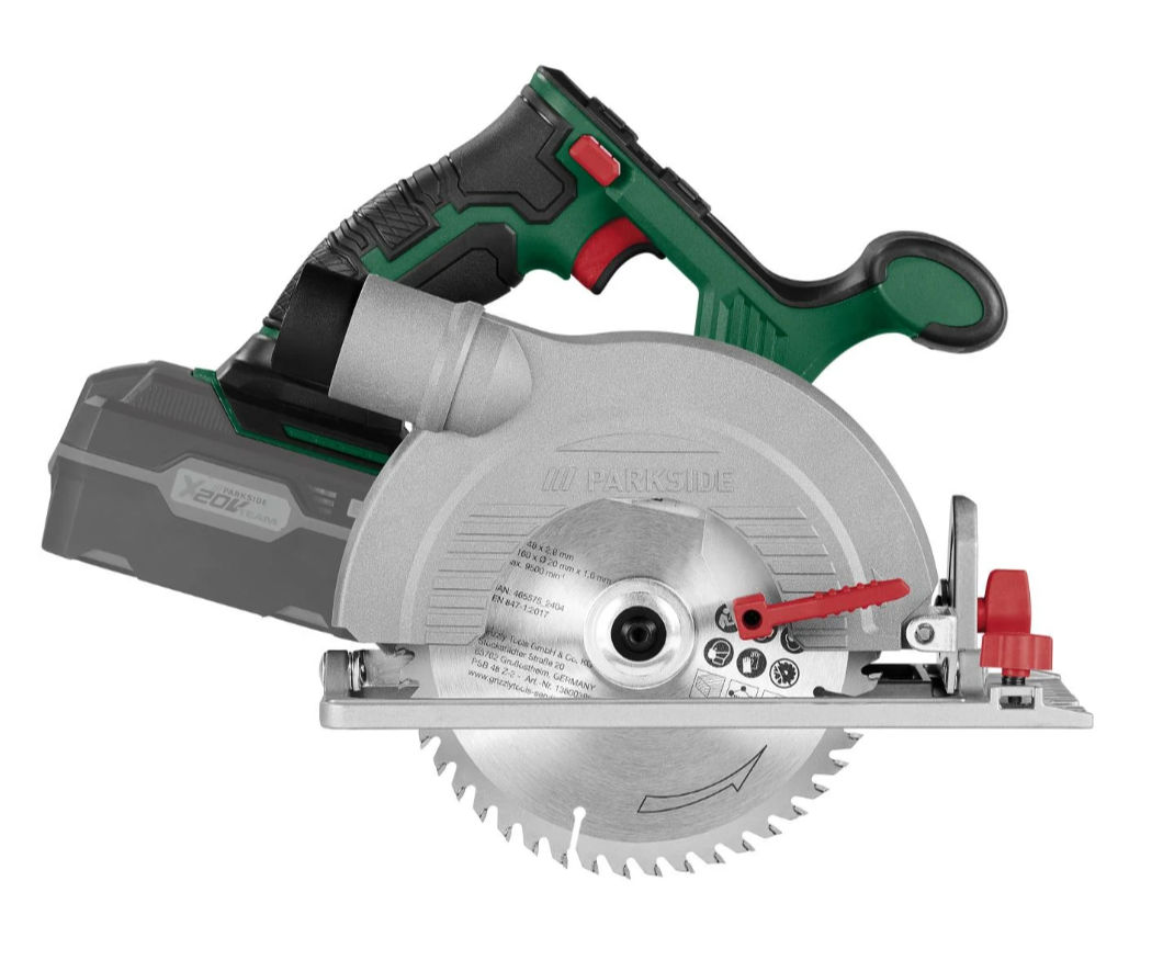 Fierăstrău circular Parkside Phksa 20-Li C4