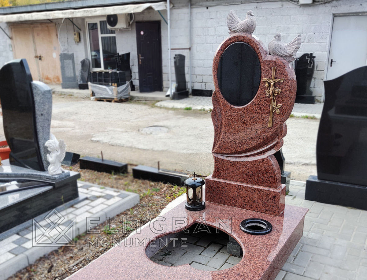 Monumente funerare din granit pret, Chișinău și Moldova, preturi reduse la minim, simple si ieftine. foto 0