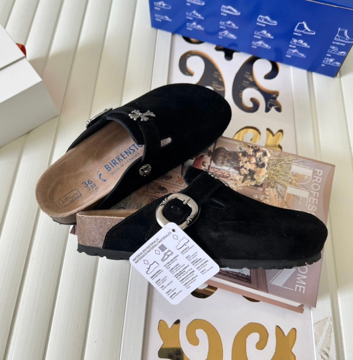 Birkenstock Chrome Hearts foto 1