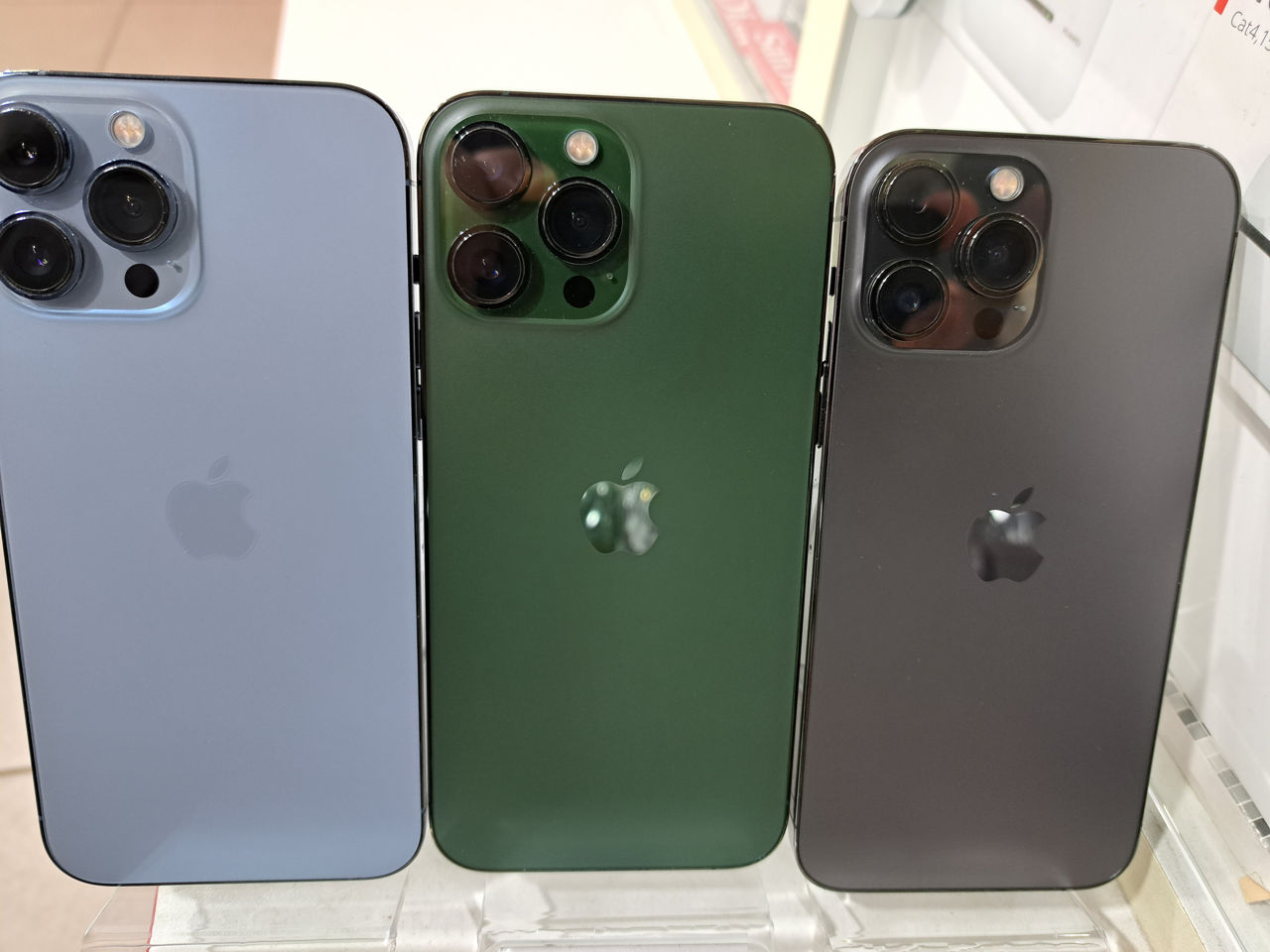 Iphone 13 Pro Max, 512Gb. 256Gb. 128Gb. în cutie – la preț de 10900lei foto 0