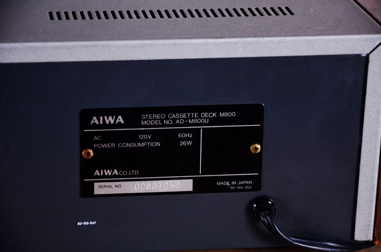 AIWA AD-M800U Stereo 3Head Deck foto 9