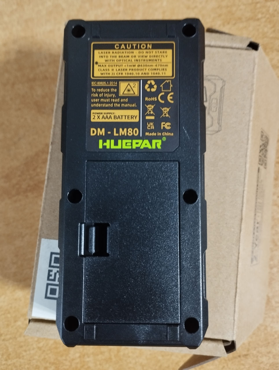 Лазерная рулетка huepar dm-lm80 foto 1