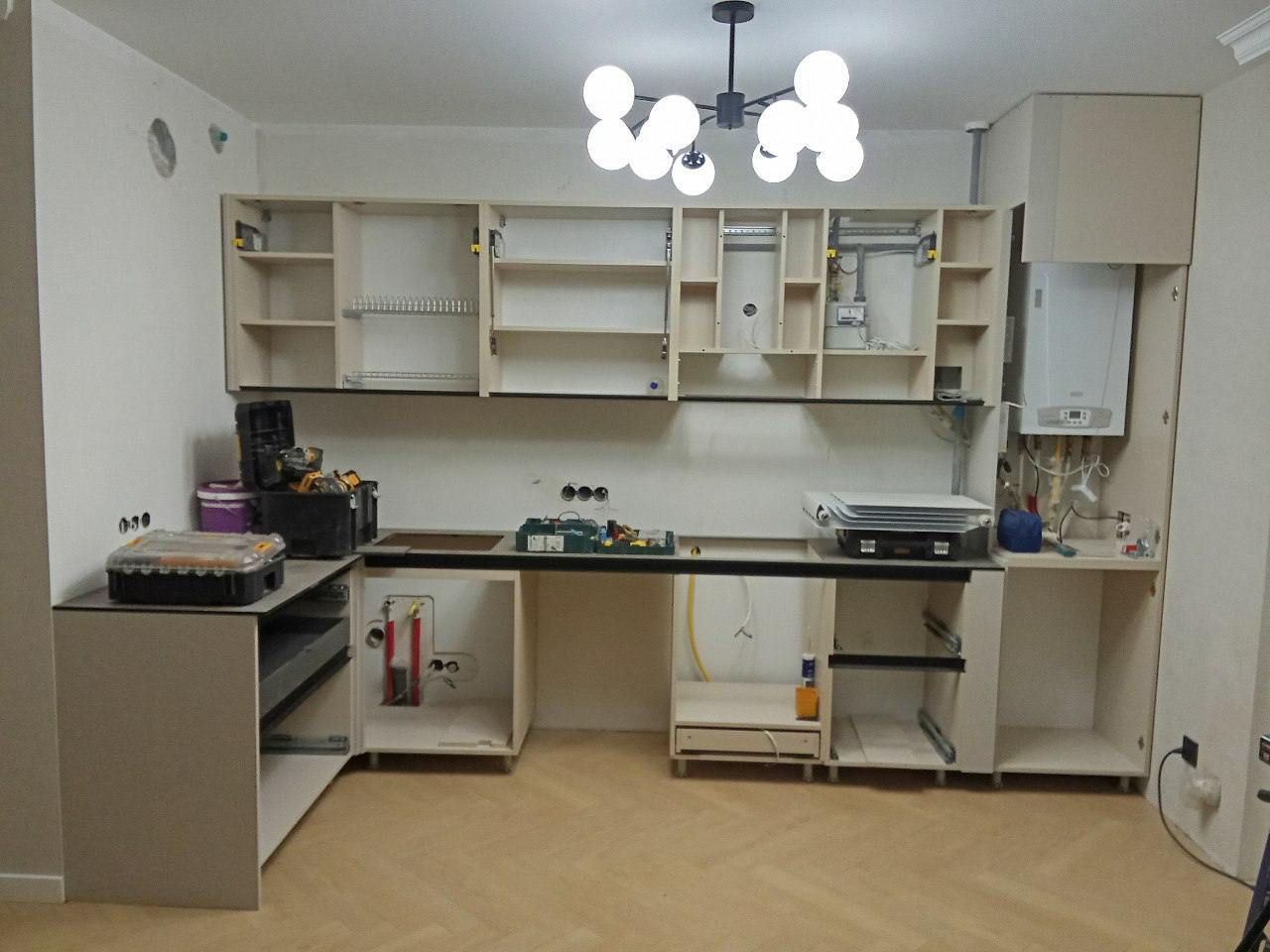 Кухни на заказ, сборка кухонной мебели, установка встроенной техники. Мебель на заказ фото 6