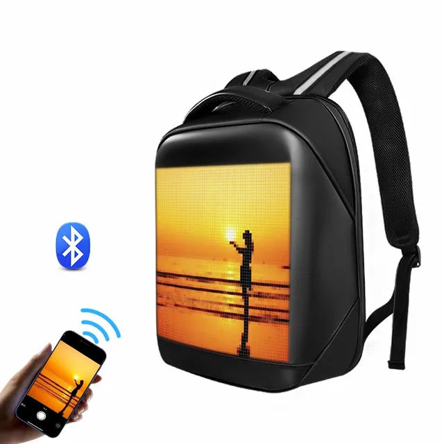 Rucsac LED ecran  foto 3