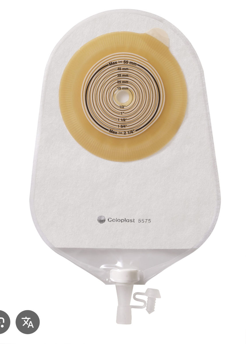 Coloplast / stoma  din 2 componente: pungi/recipiente pentru stoma (калоприёмник) foto 7