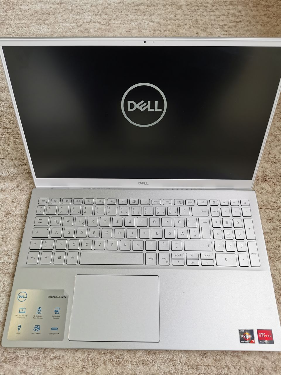 Dell 2020!inspirion p102f. ryzen 7 4700 . ram-8gb ddr4./ssd-256gb nvme ...