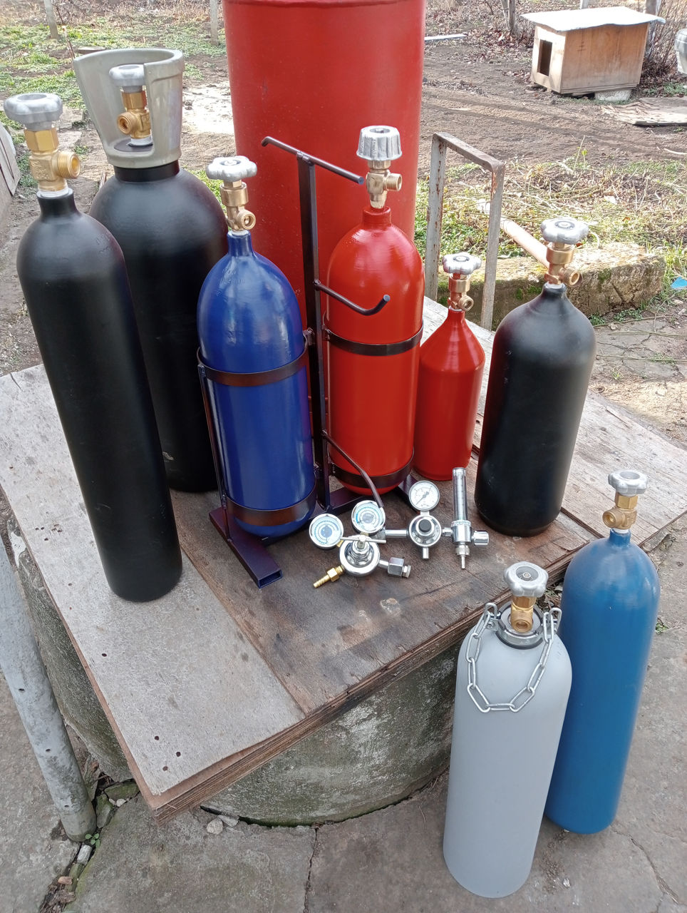 Баллоны, балон, углекислотные...balon, butelii, co2, argon, кислород ,аргонны, редукторы, oxigien foto 8