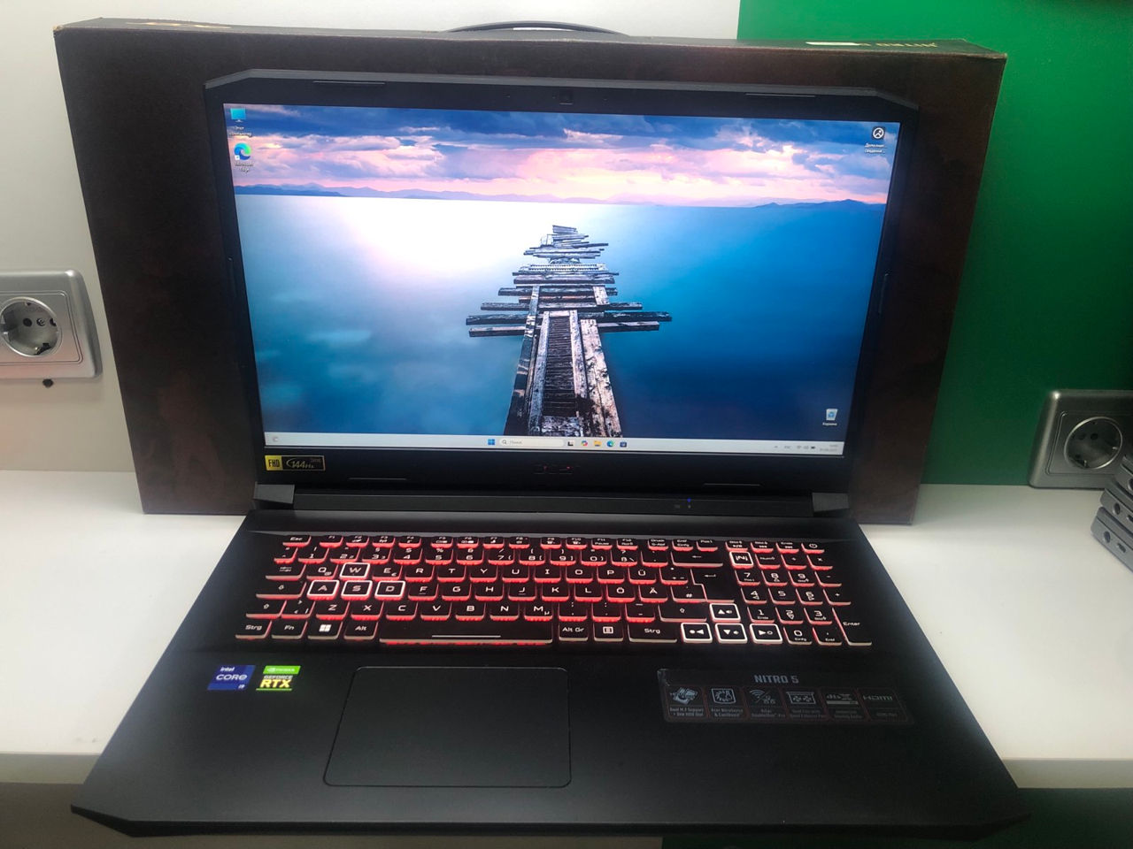 Nitro Core i9 11900H Ram 32GB ,SSD 1.0Tb + GeForce RTX 3060 Gaming!Garantie! фото 0
