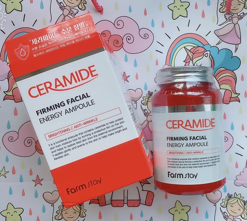 Новая ампульная сыворотка для лица с керамидами Farmstay 250 ml