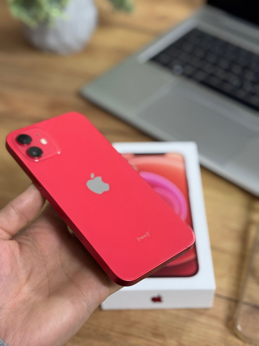 Iphone 12 128gb Red Product состояние нового телефона foto 2