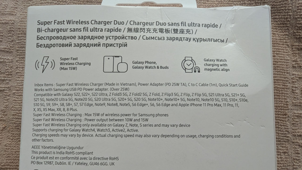 Încărcător wireless Samsung 15W. Sigilat! фото 2