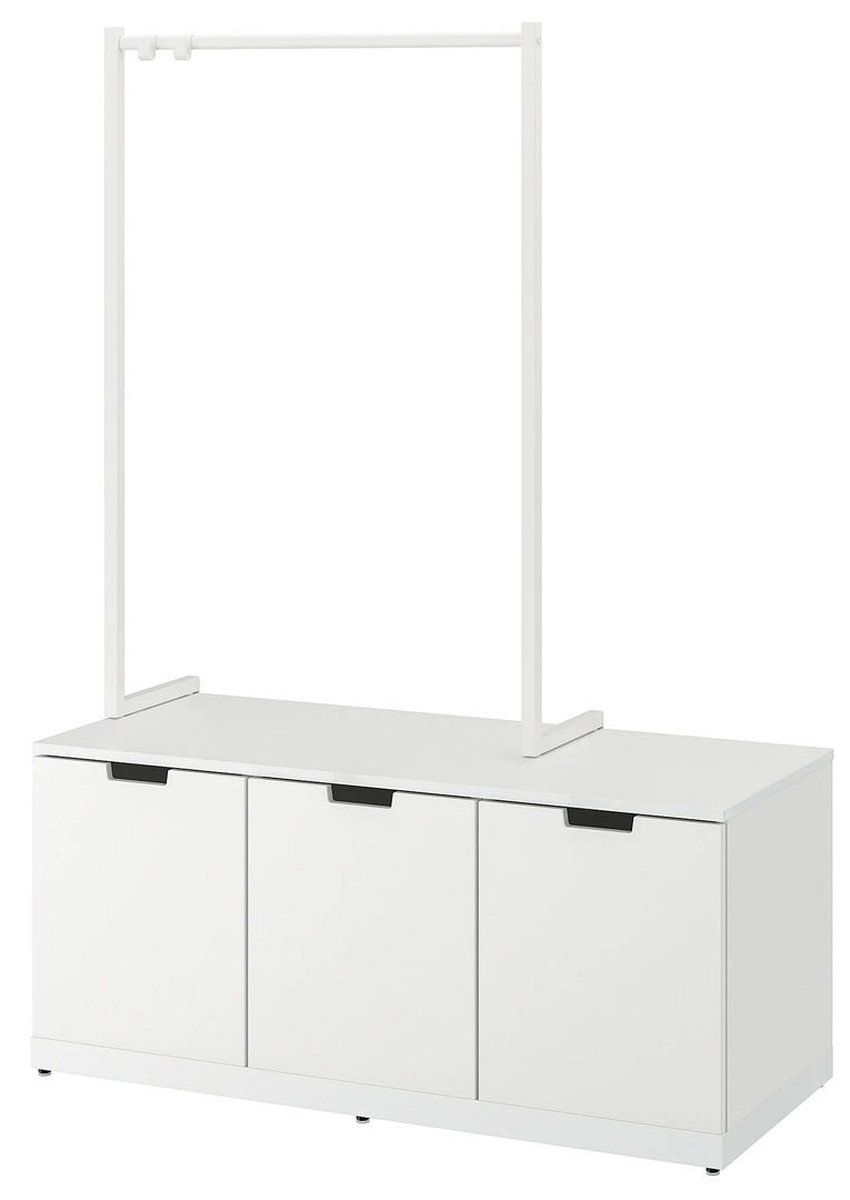 Comodă pentru hol Ikea Nordli cu 3 sertare 160x169 фото 2