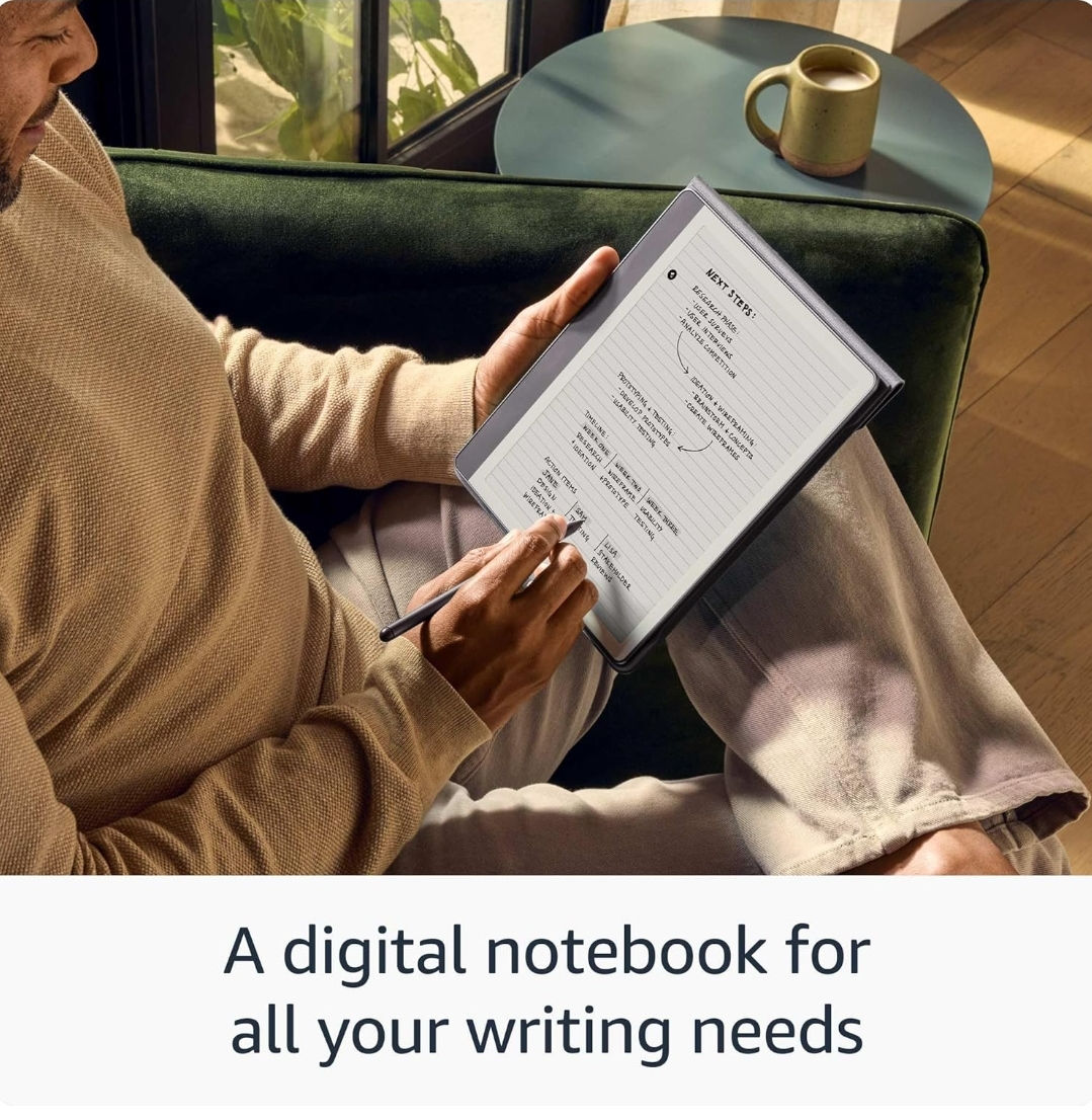 Amazon Kindle Scribe (64 ГБ) — обновлённый дисплей с ровными границами. Новый запечатаный фото 4