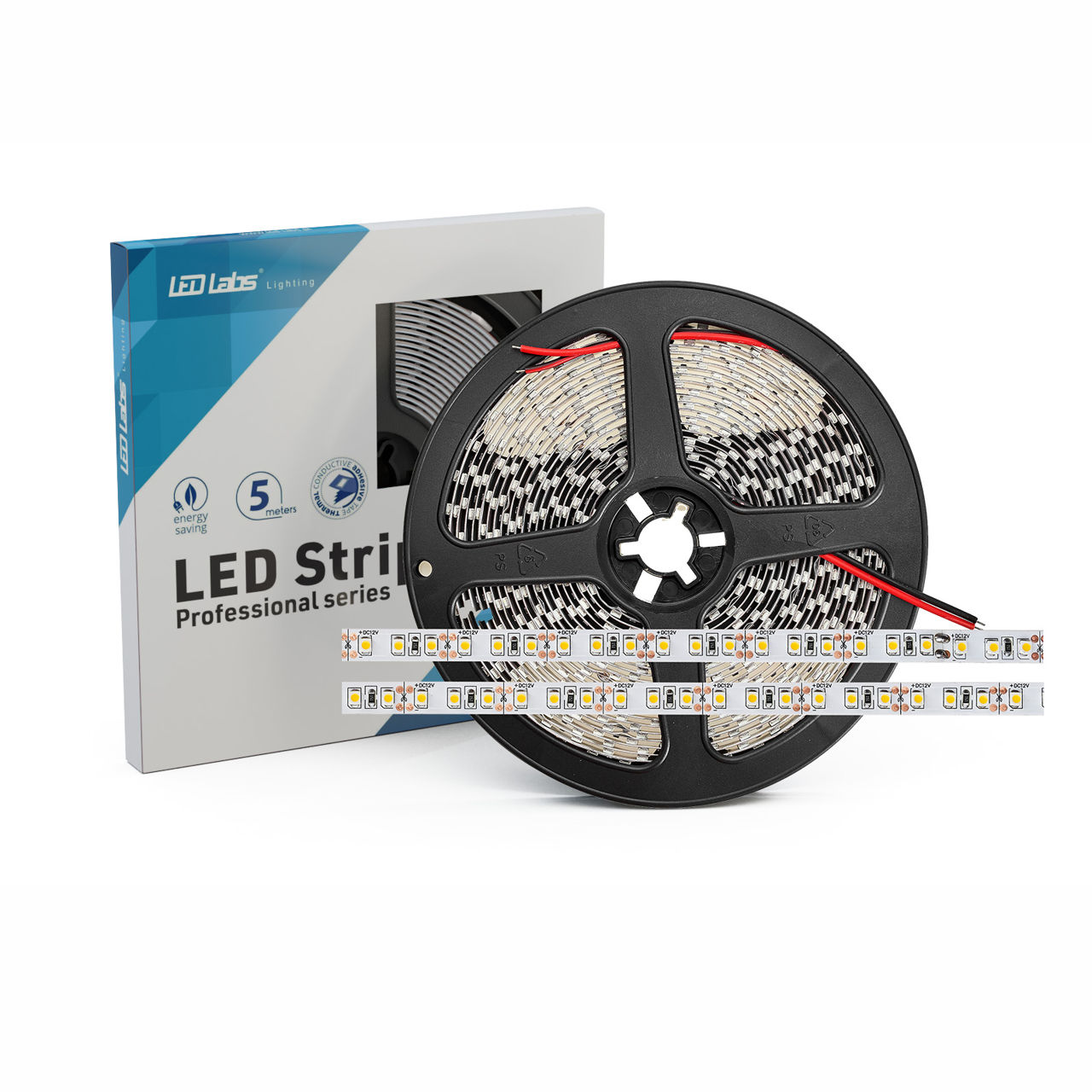 Banda LED CLASA A+ 12W/m DC12V 120 led 4000K IP20 10mm 16-2056-01 foto 0