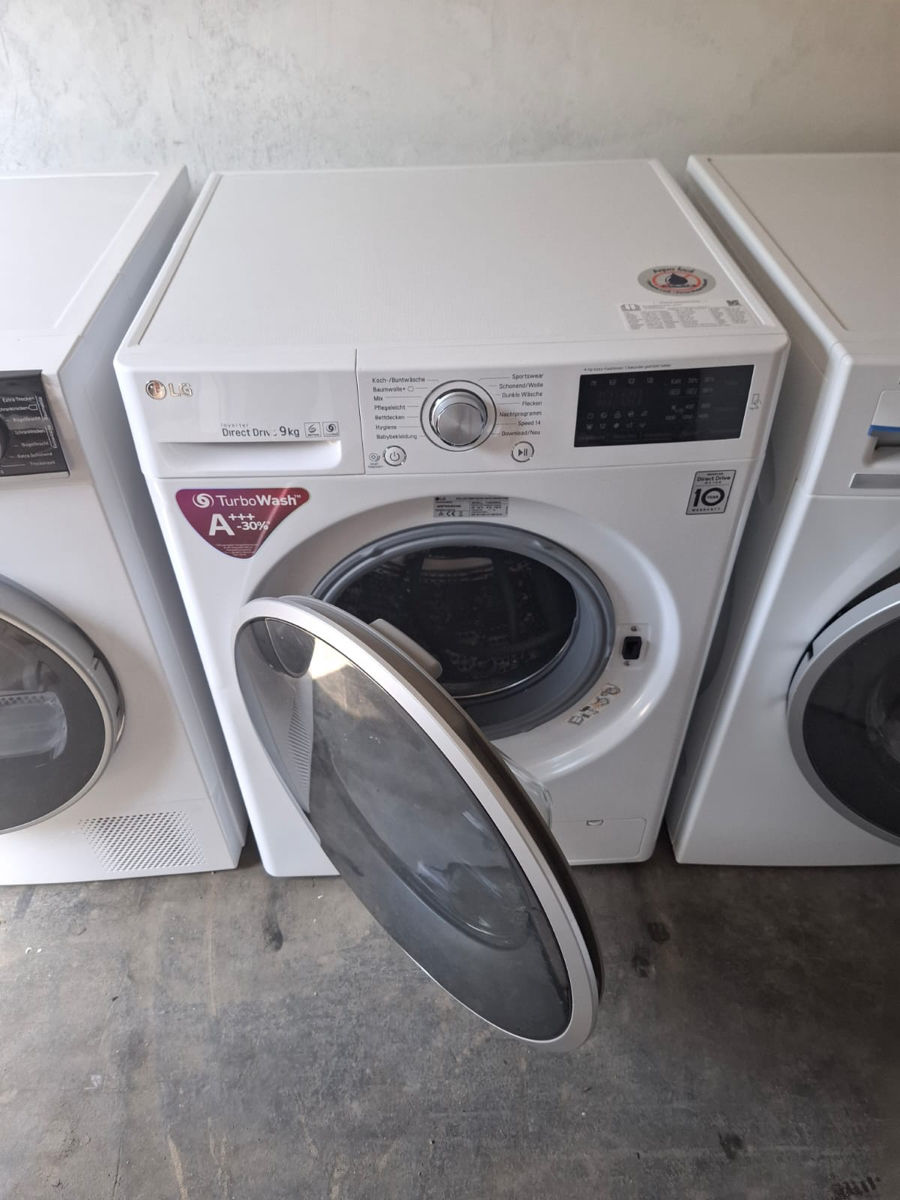 Стиральная машина на 8 кг LG с обработкой вещей паром ! foto 2