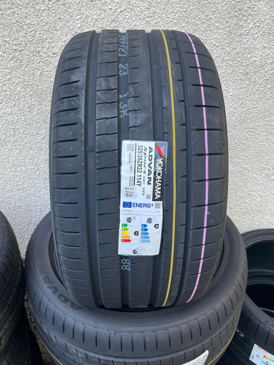 325/35 R22 Yokohama Advan Sport V107/ Доставка, livrare toata Moldova 2024 foto 0