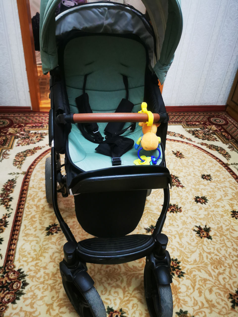 Коляска 2-в-1 Lorelli Rimini Premium Green starea 9/10 foto 4